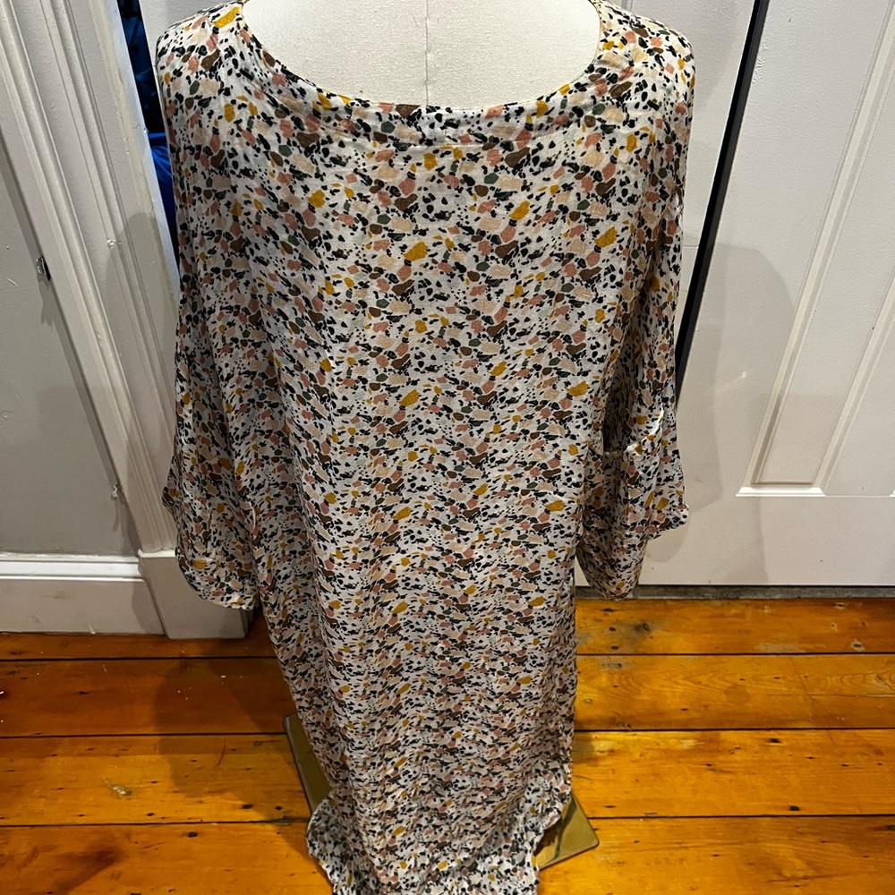 Floral Print Women's Robe - Picture 4 of 6